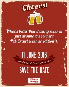 The 6th edition of the Charity Pub Crawl